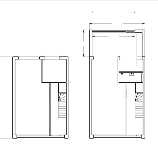 plattegrond uitbreiding